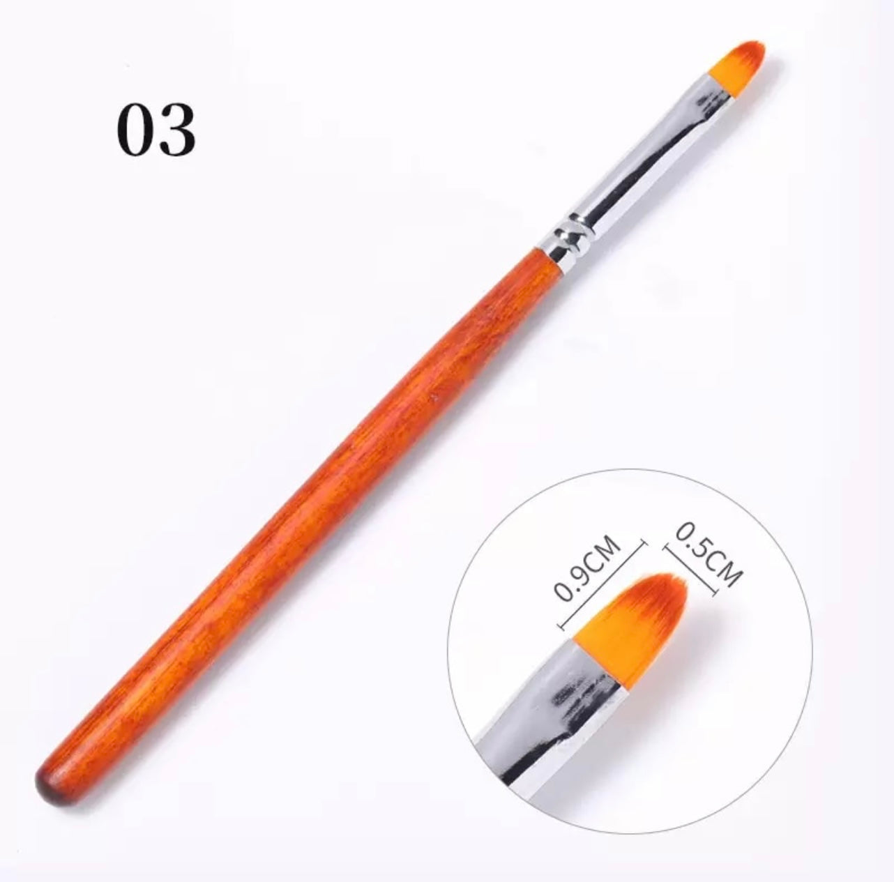 Wooden Brush - Round