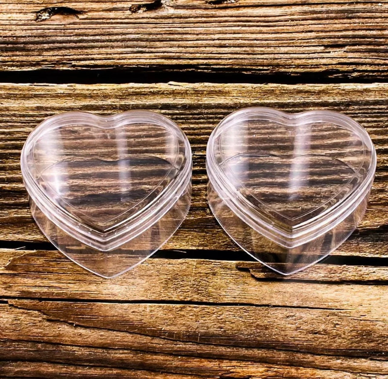 Plastic Heart Container