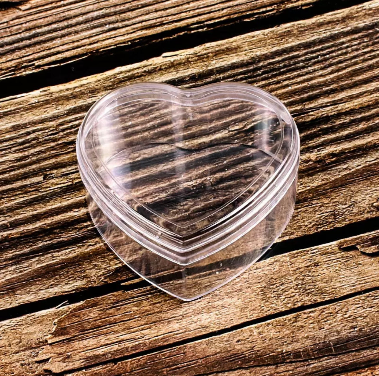 Plastic Heart Container