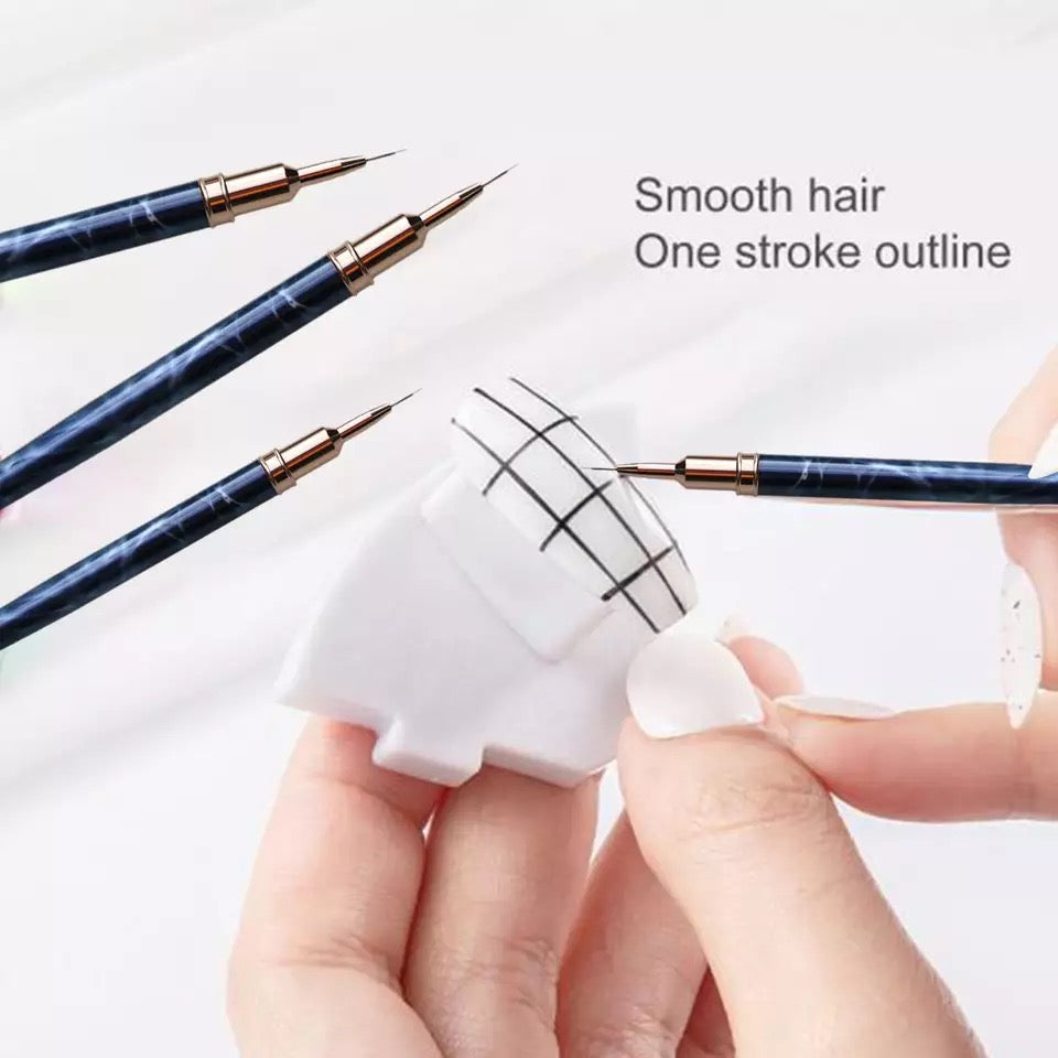 Marble Black Liner Brush