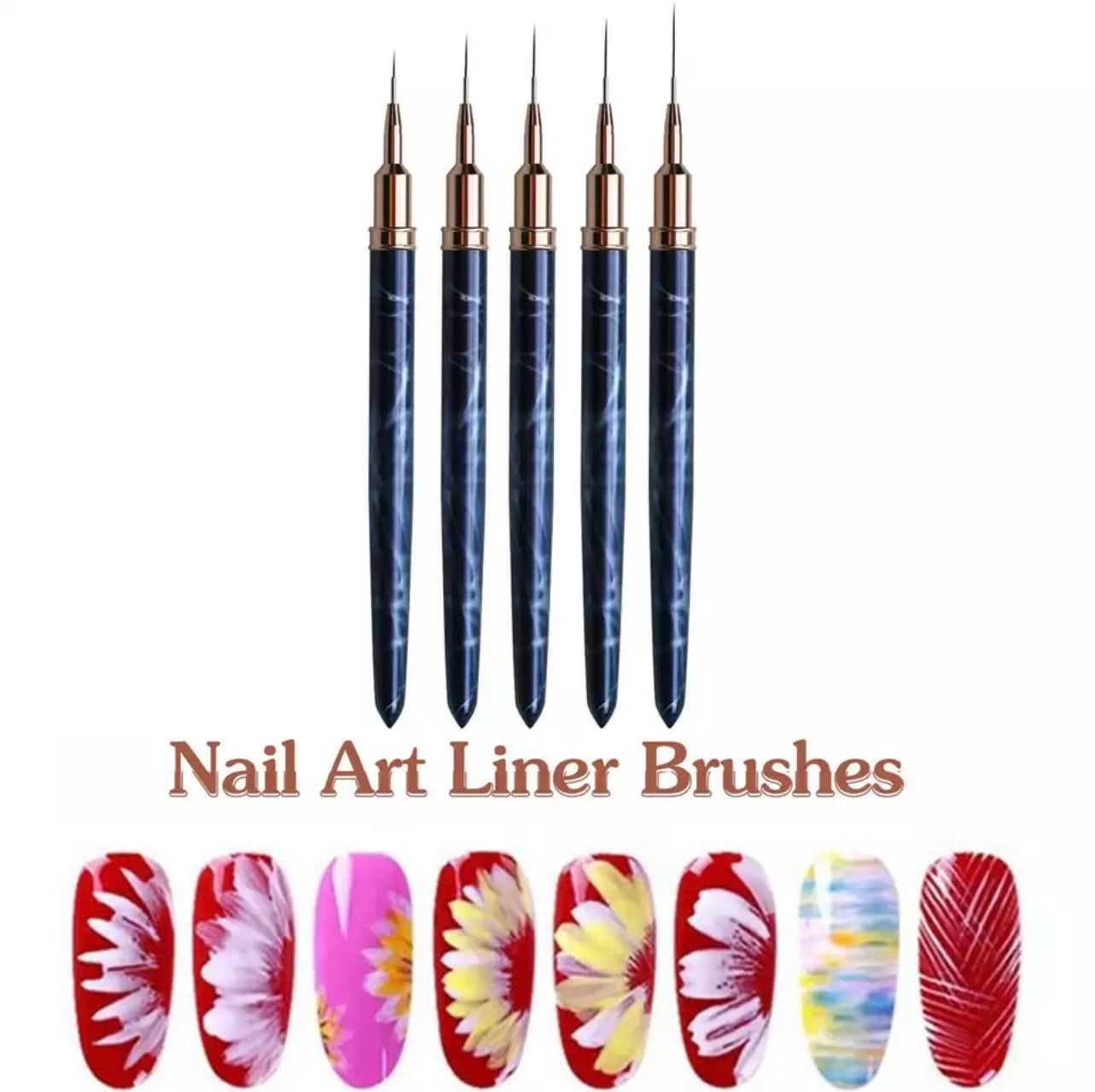 Marble Black Liner Brush