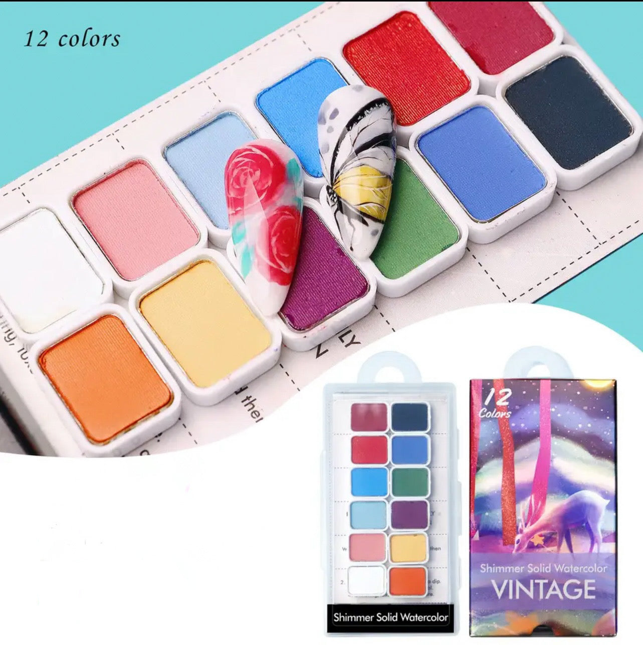 Shimmer Solid Watercolour - Vintage