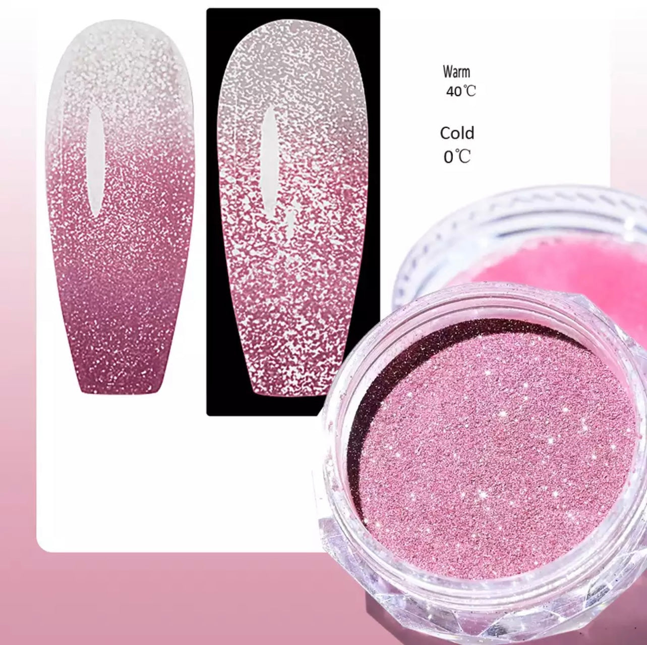 Reflective Temperature flash Glitter