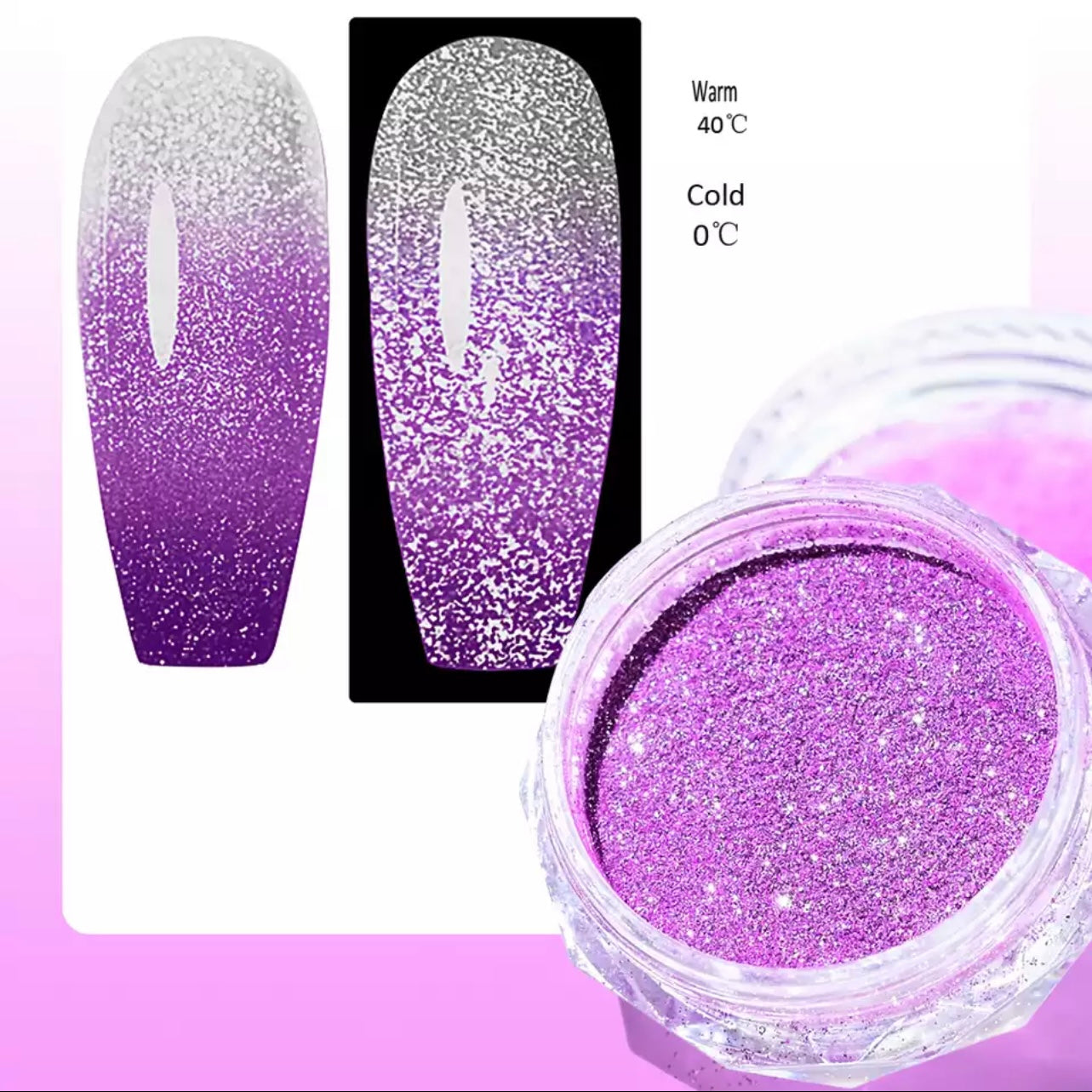 Reflective Temperature flash Glitter