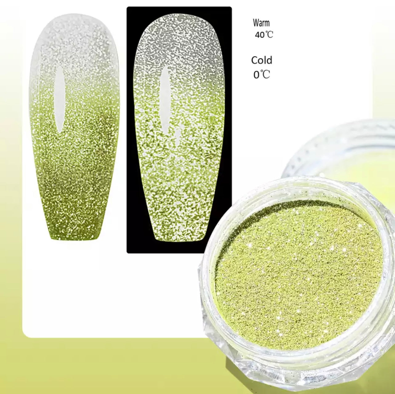 Reflective Temperature flash Glitter