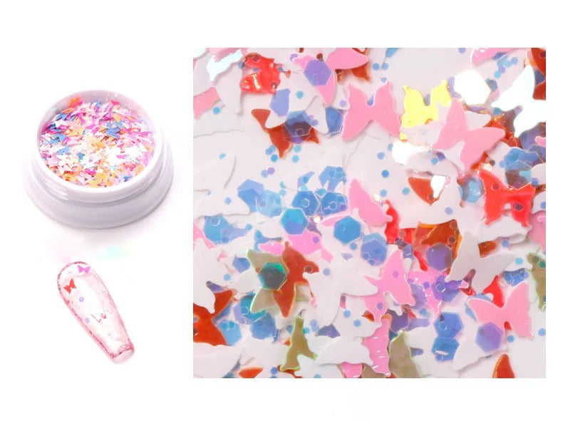 Butterfly Confetti Glitter Set