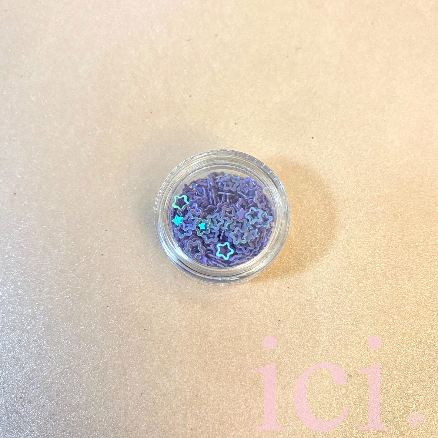 Purple Cut out Stars