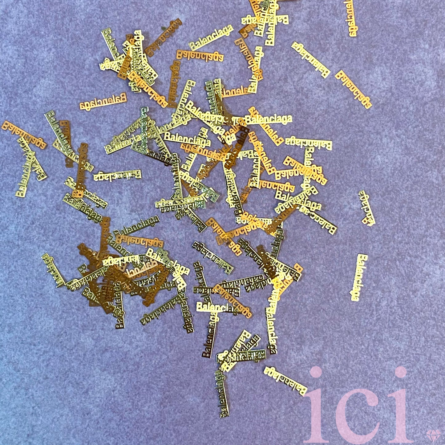 Balenciaga Foil Glitter