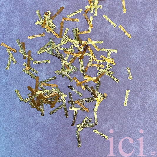 Balenciaga Foil Glitter