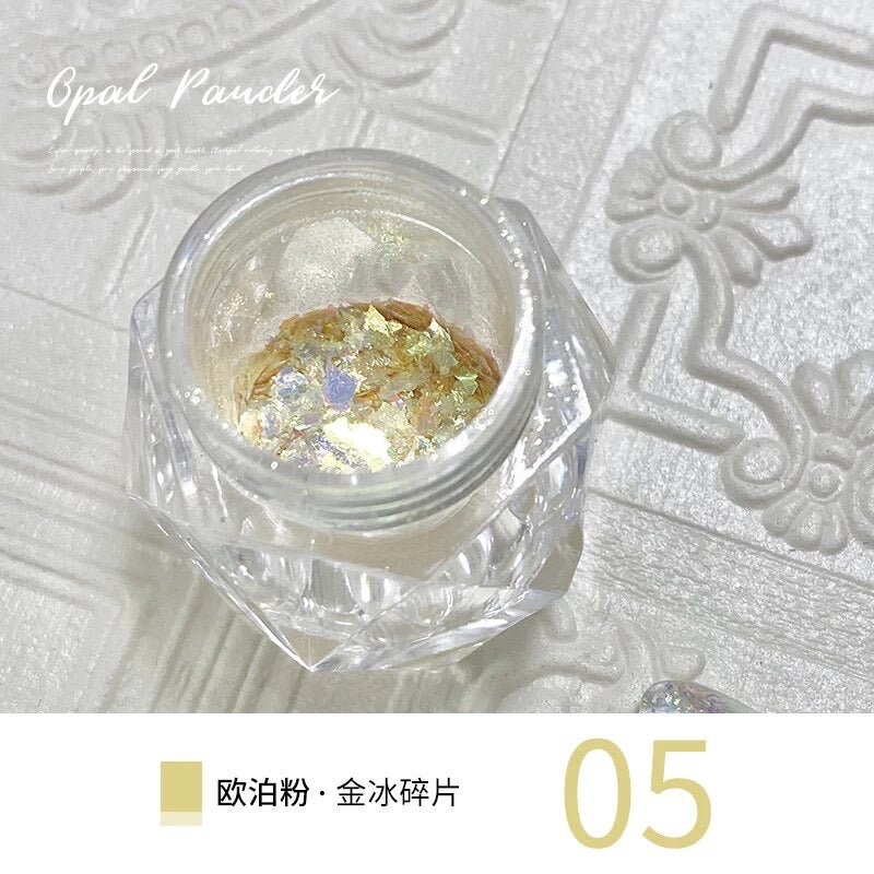 Opal Aurora Glitter #5 - Yellow