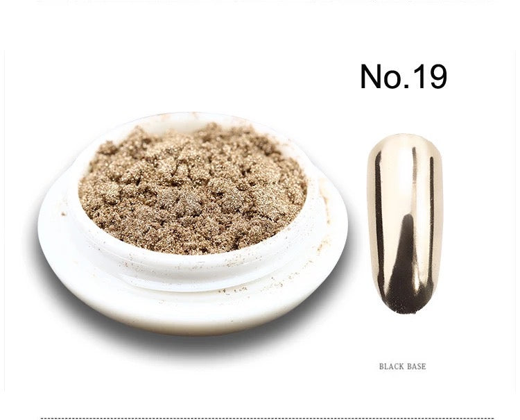 Loose Chrome Powder no.19 - Light Silver