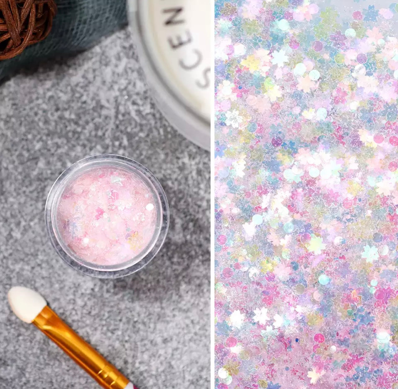 Holographic Iridescent Glitter Sequins