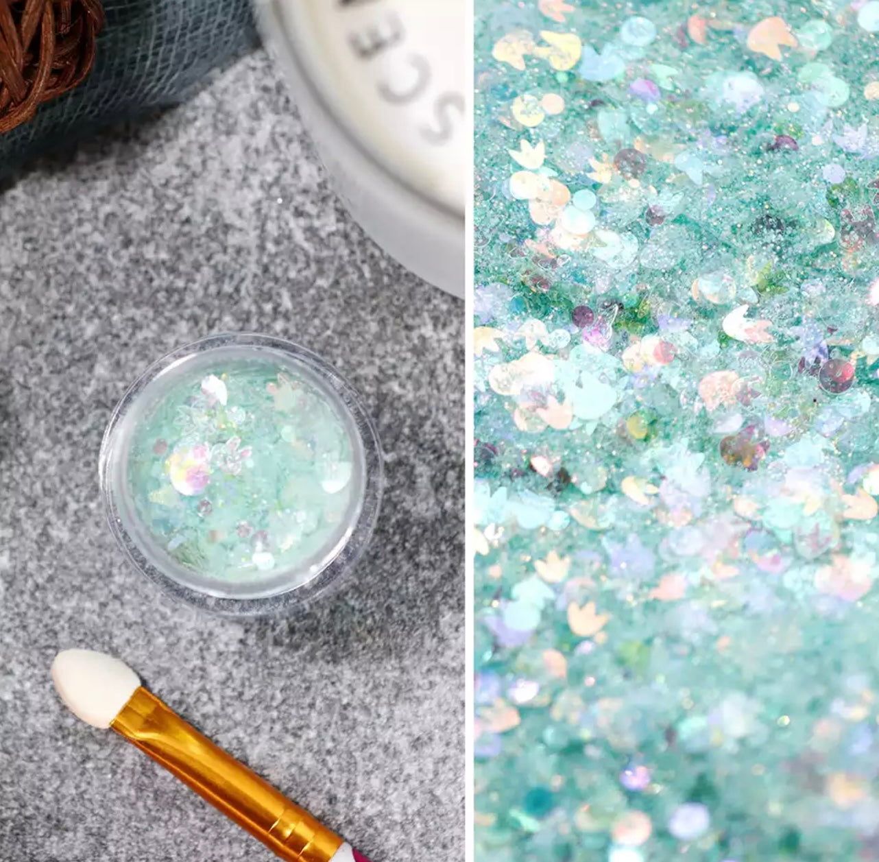 Holographic Iridescent Glitter Sequins