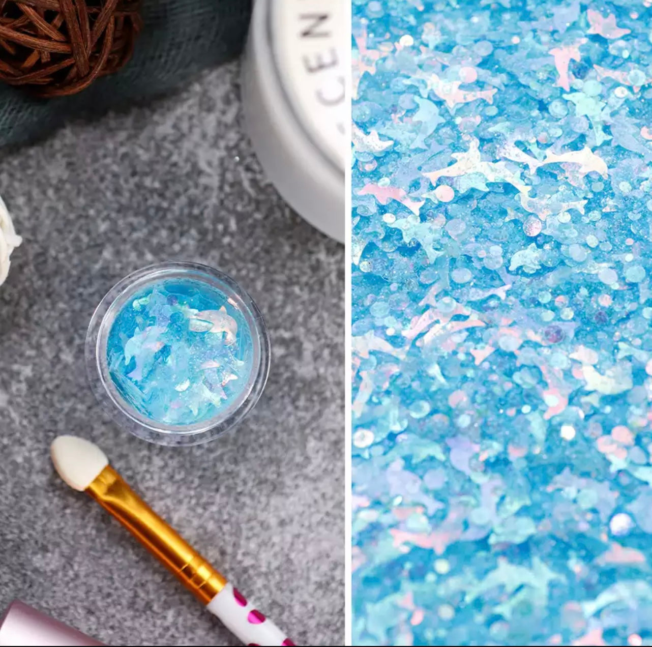 Holographic Iridescent Glitter Sequins