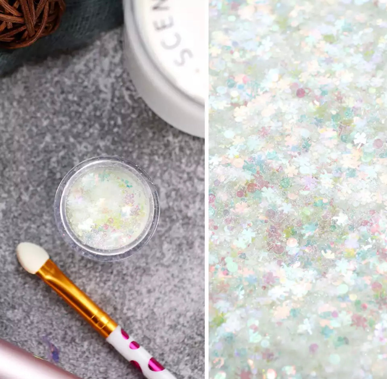 Holographic Iridescent Glitter Sequins