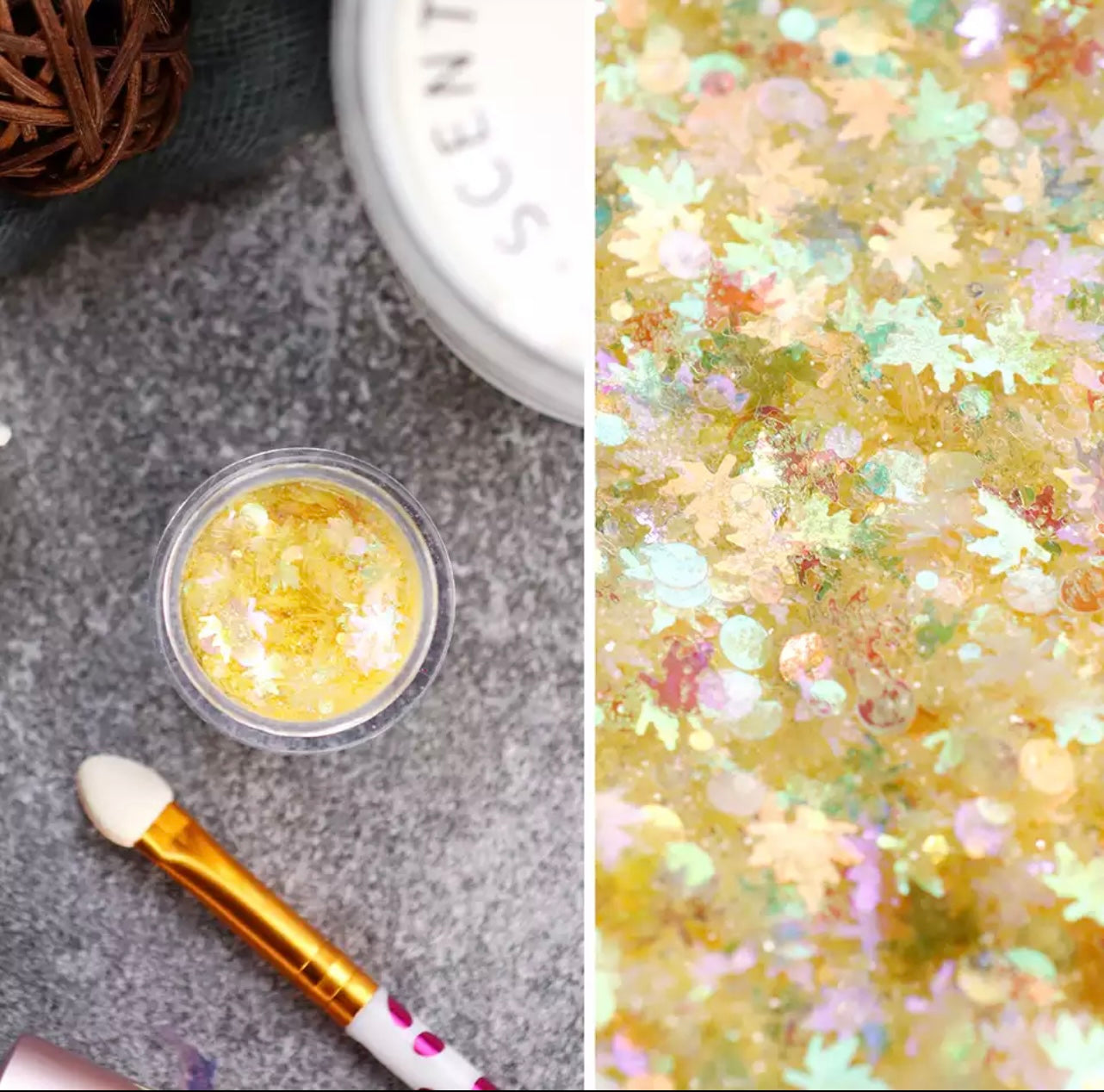 Holographic Iridescent Glitter Sequins