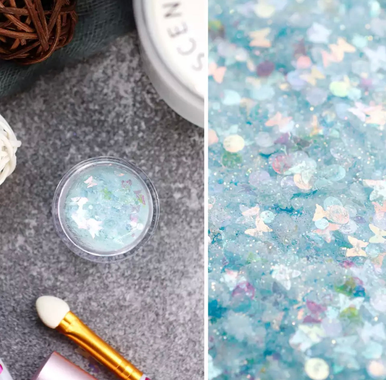 Holographic Iridescent Glitter Sequins