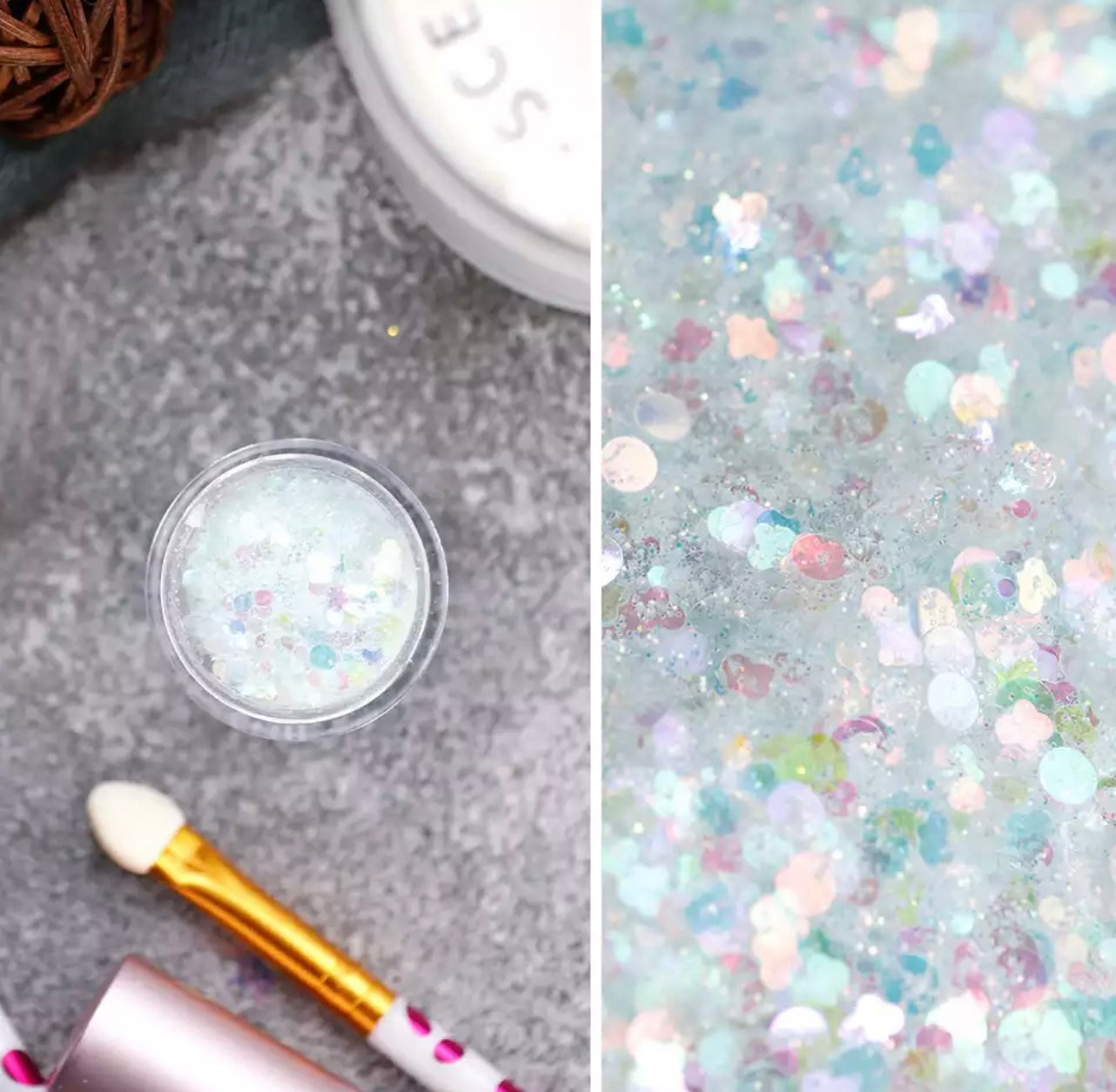 Holographic Iridescent Glitter Sequins