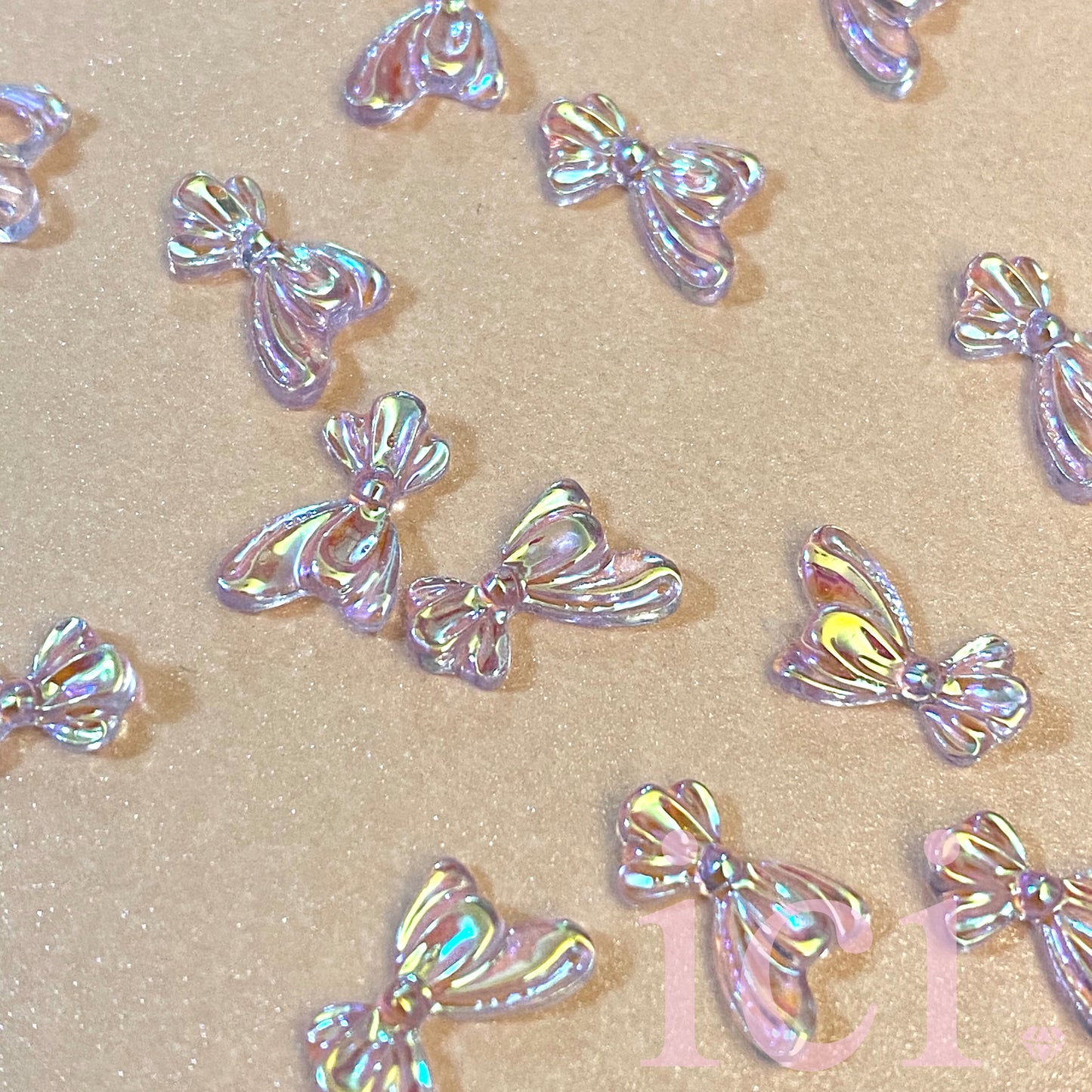 Acrylic Bow - Purple