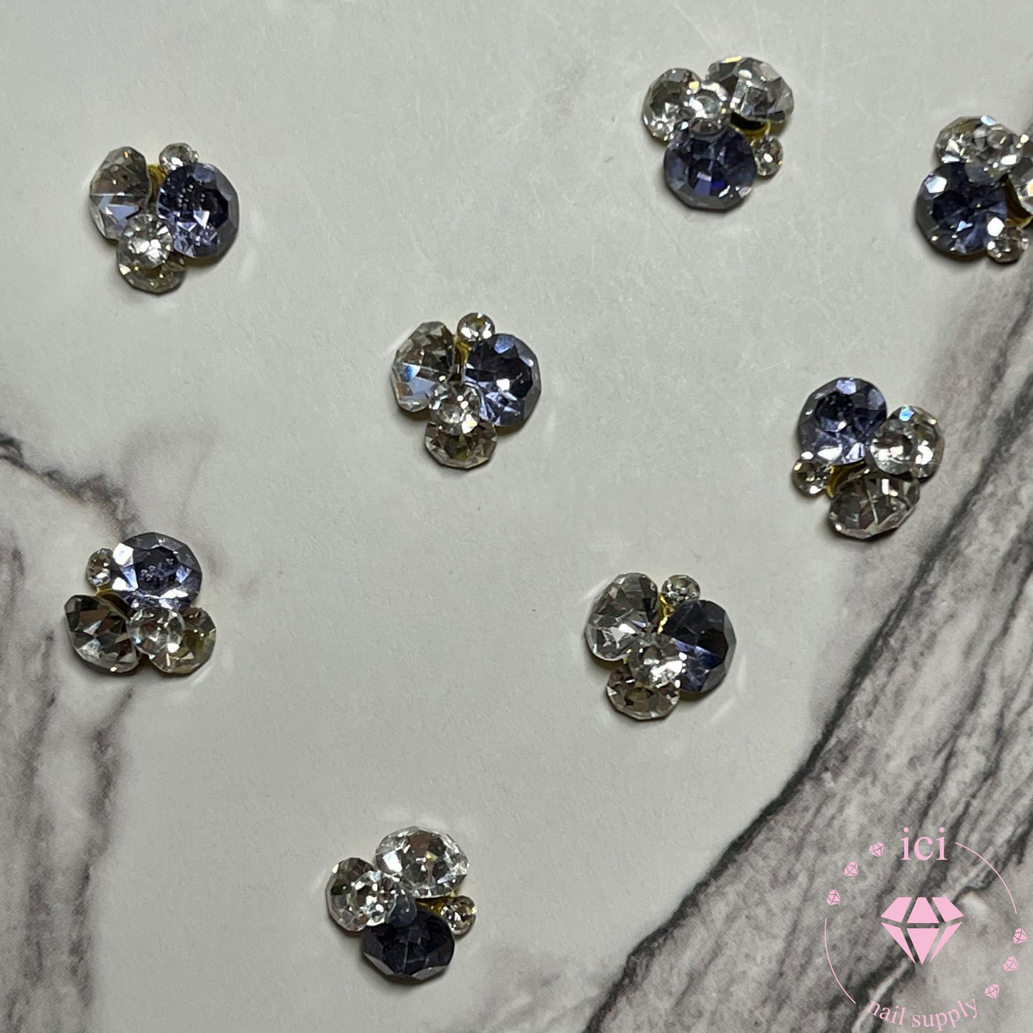 Stone Cluster - Deep Periwinkle