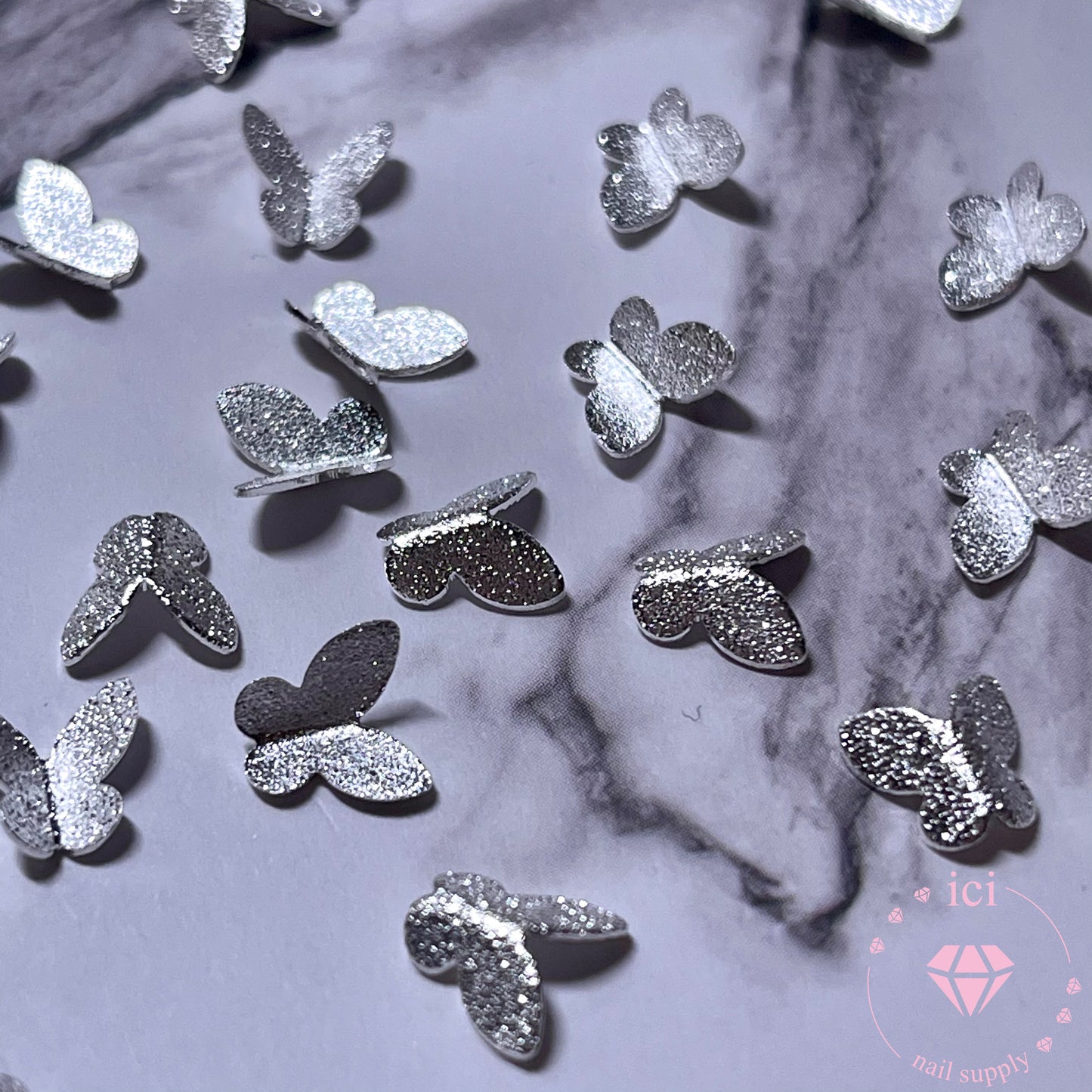 Silver Folded Butterfly