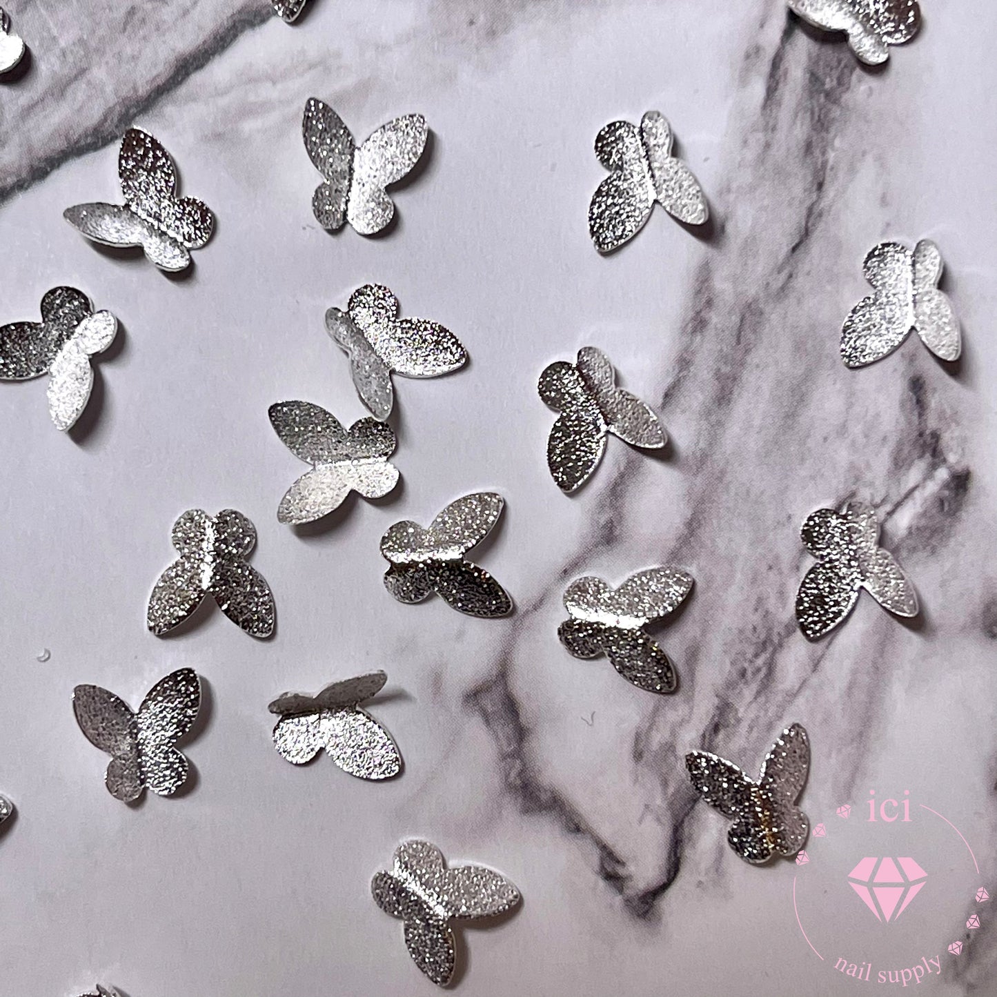 Silver Folded Butterfly