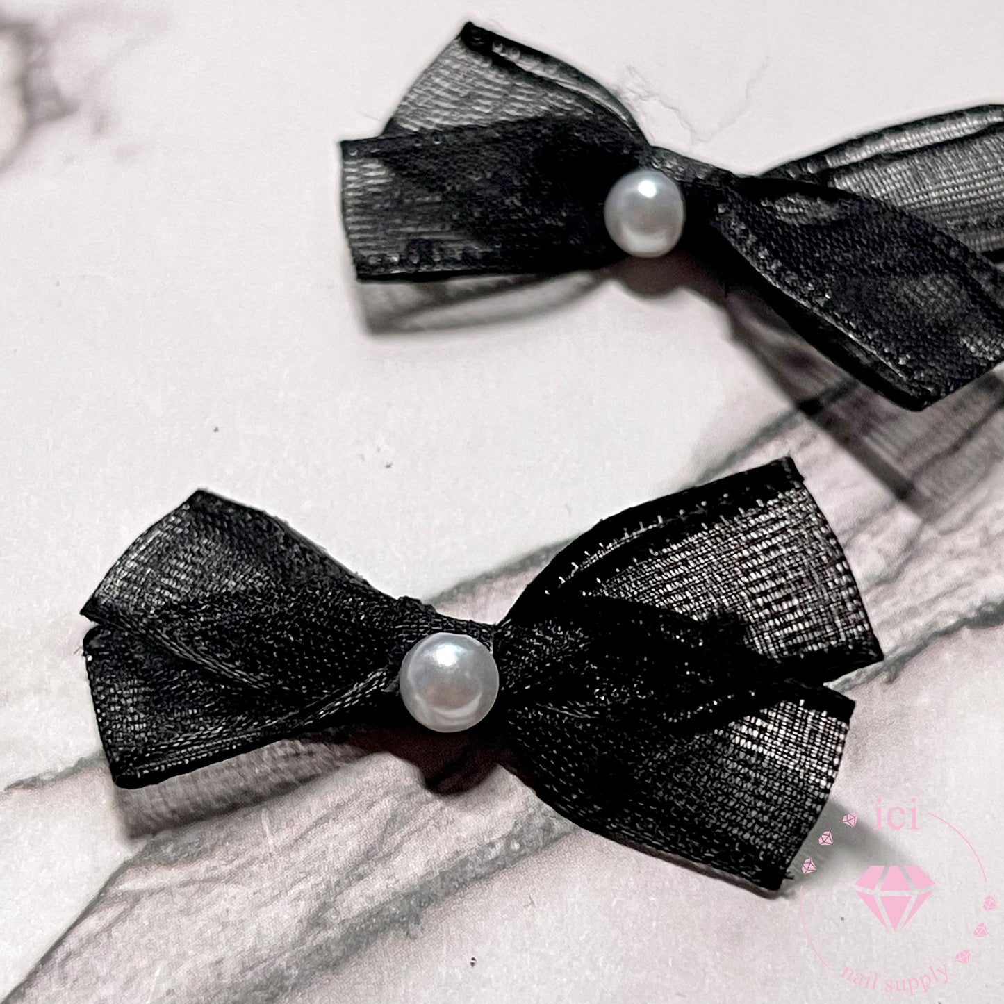 Fabric Bow - Black