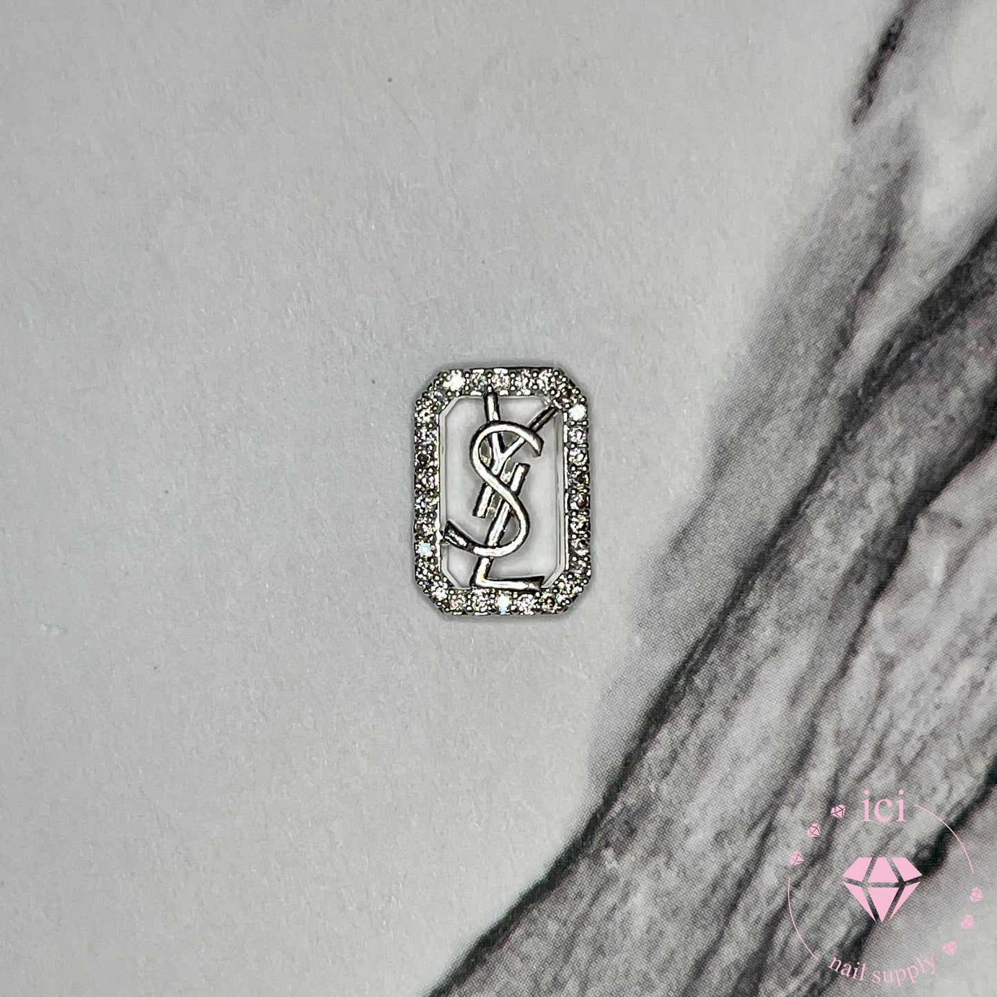 Designer Rhinestone - YSL in Rectangle