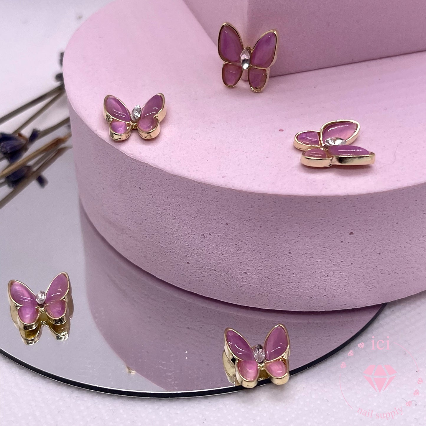 Purple Stone Butterfly