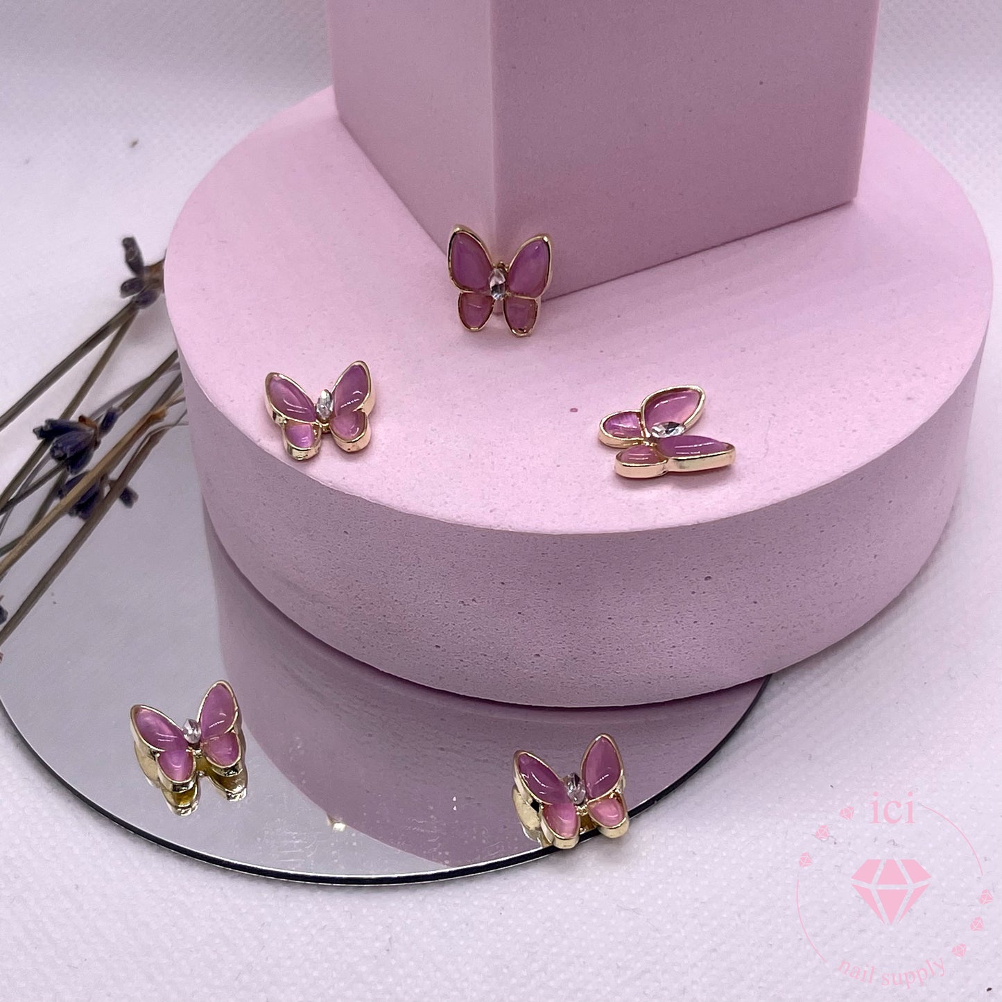 Purple Stone Butterfly