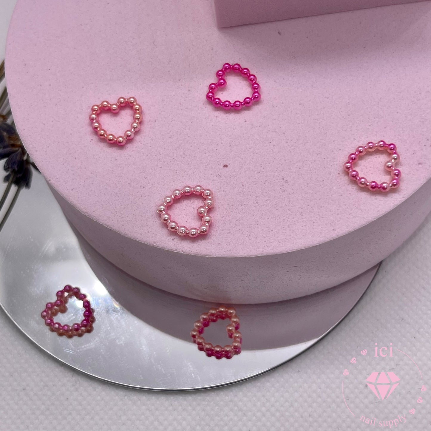 Pearl Hearts - Pink Barbie