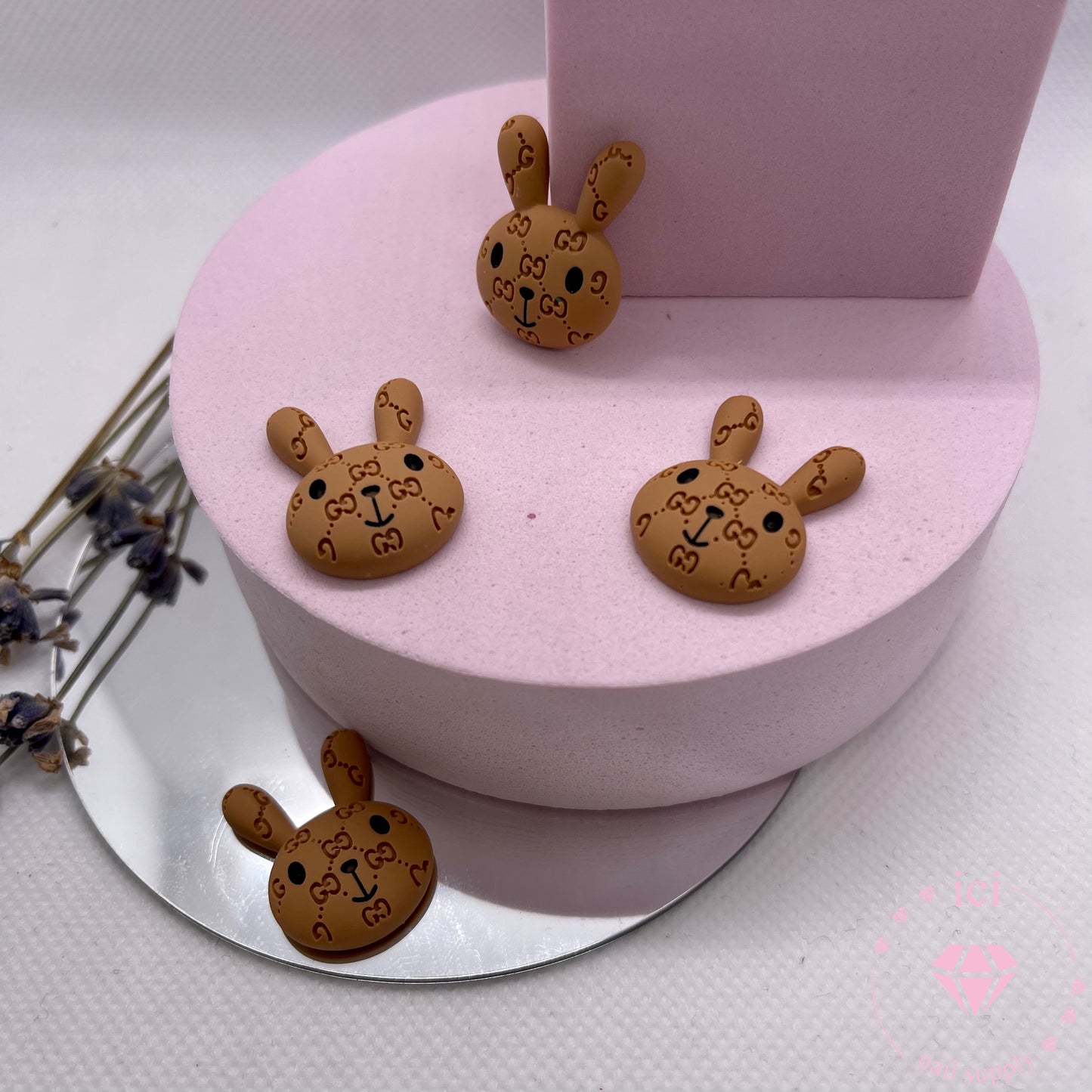 Kawaii Bunny with Gucci Print