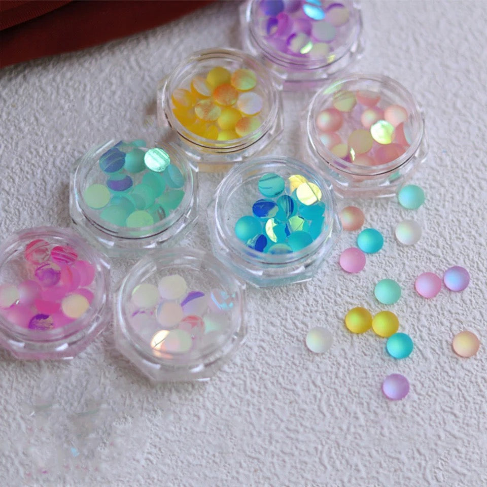 Frosted Flatback Opal Rhinestone