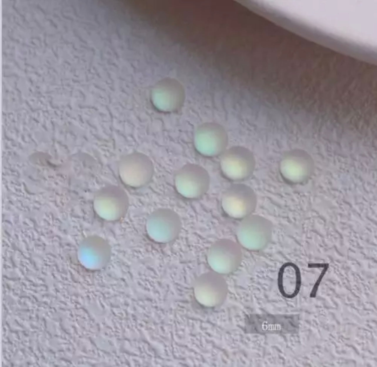 Frosted Flatback Opal Rhinestone