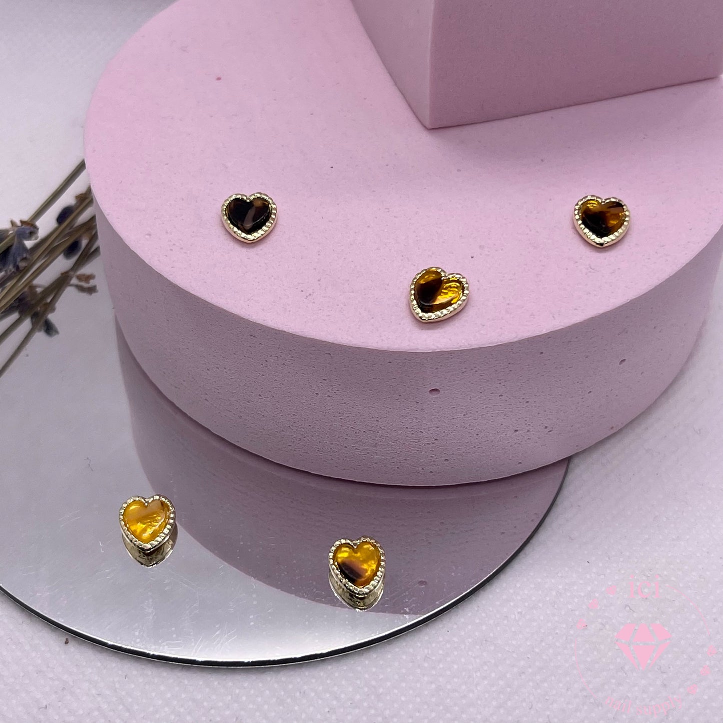 Heart with Gold Frame