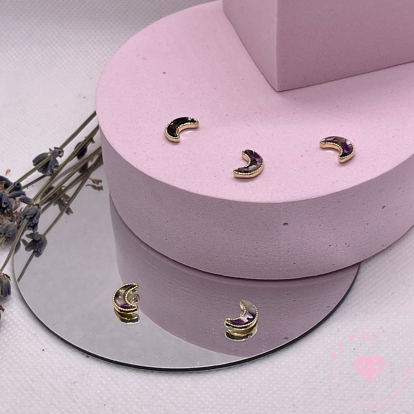 Moon with Gold Frame