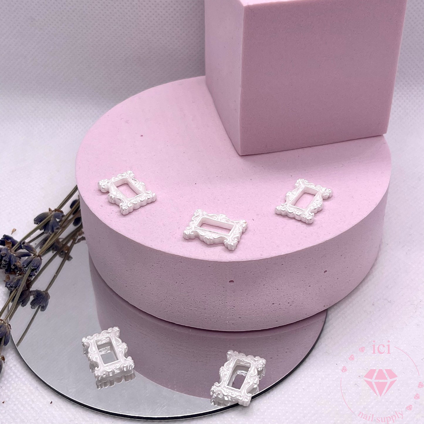 White Rectangle Frame