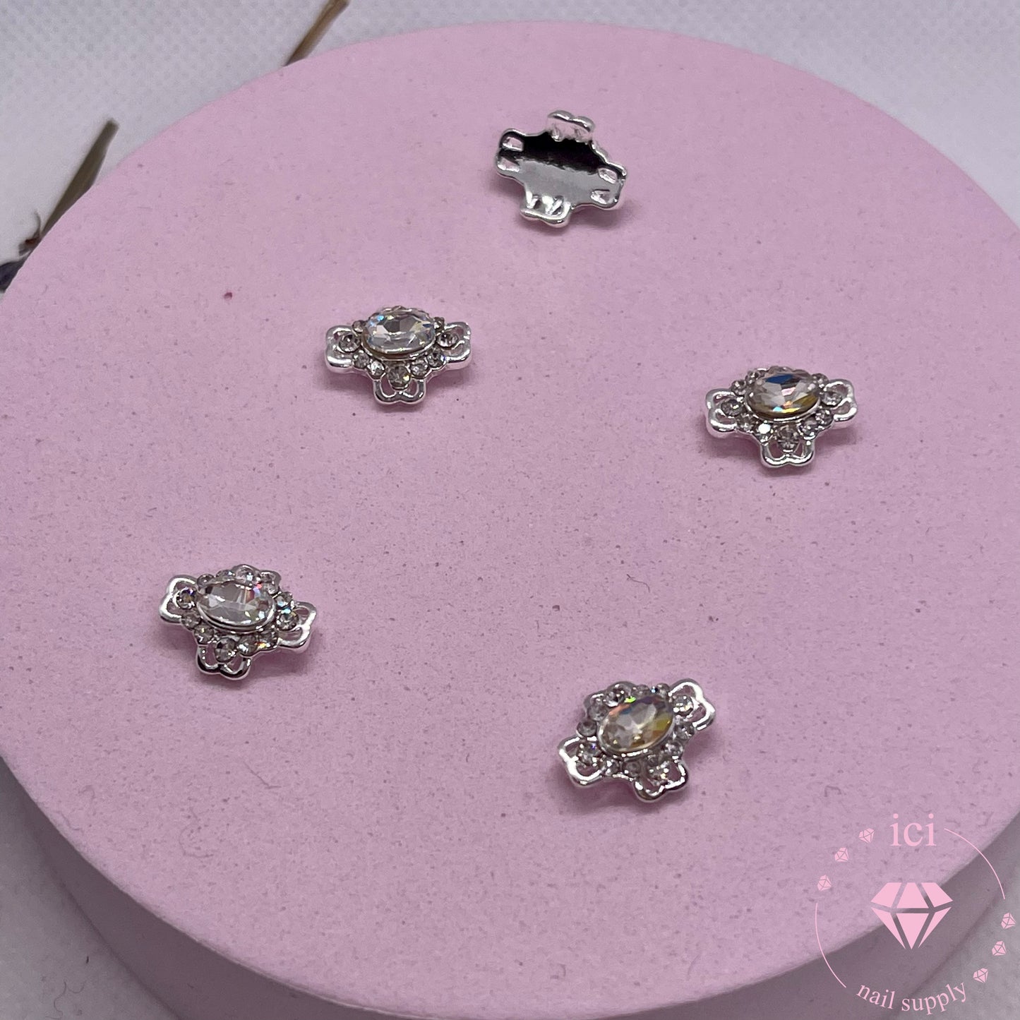 Silver Rhinestone Cross