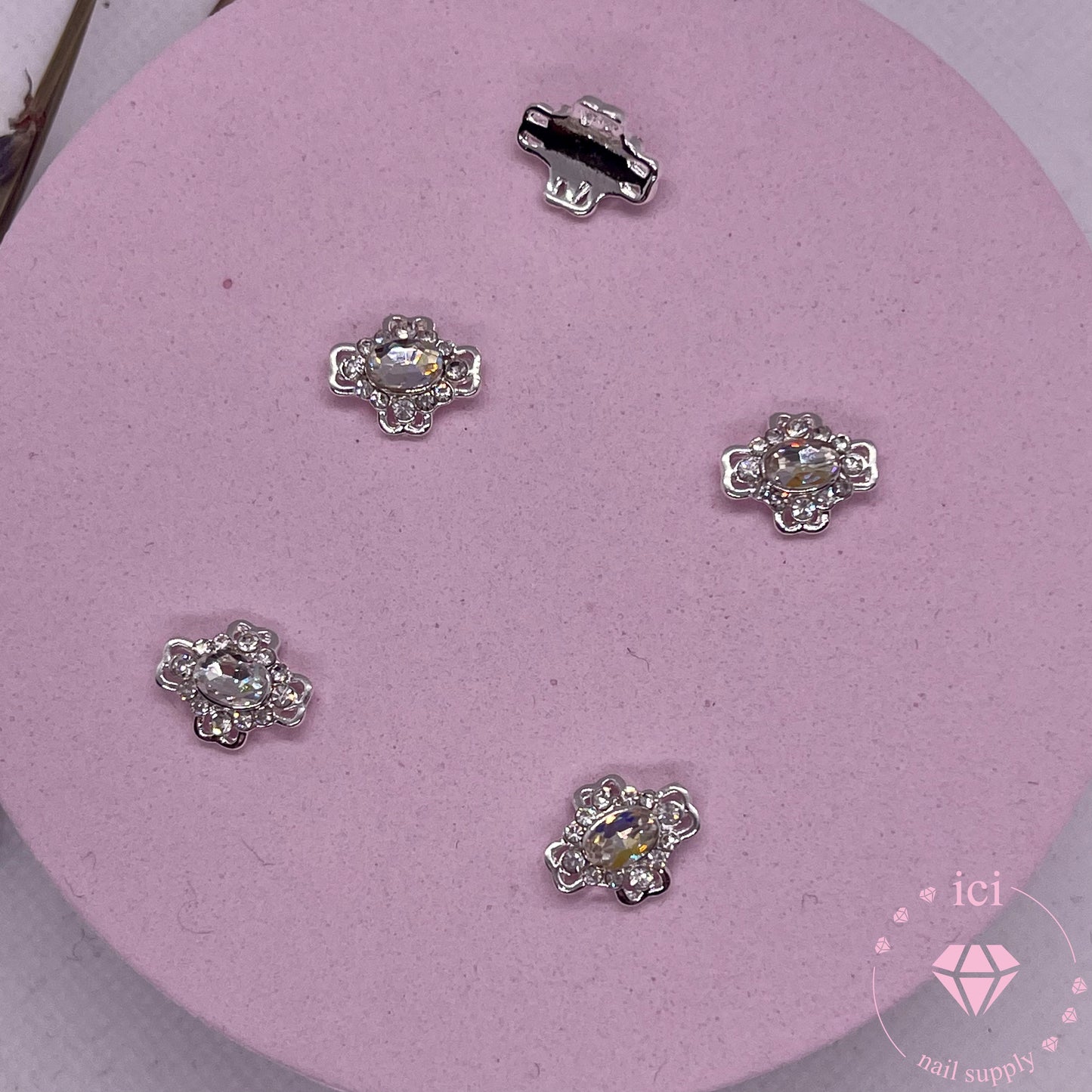 Silver Rhinestone Cross