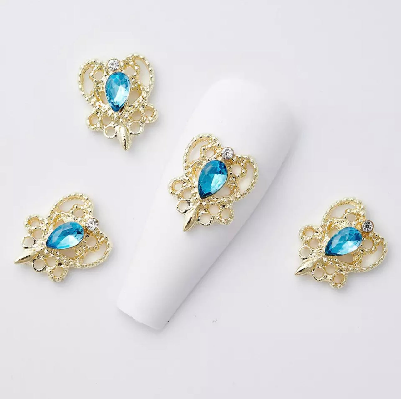 Crown Heart with Rhinestone