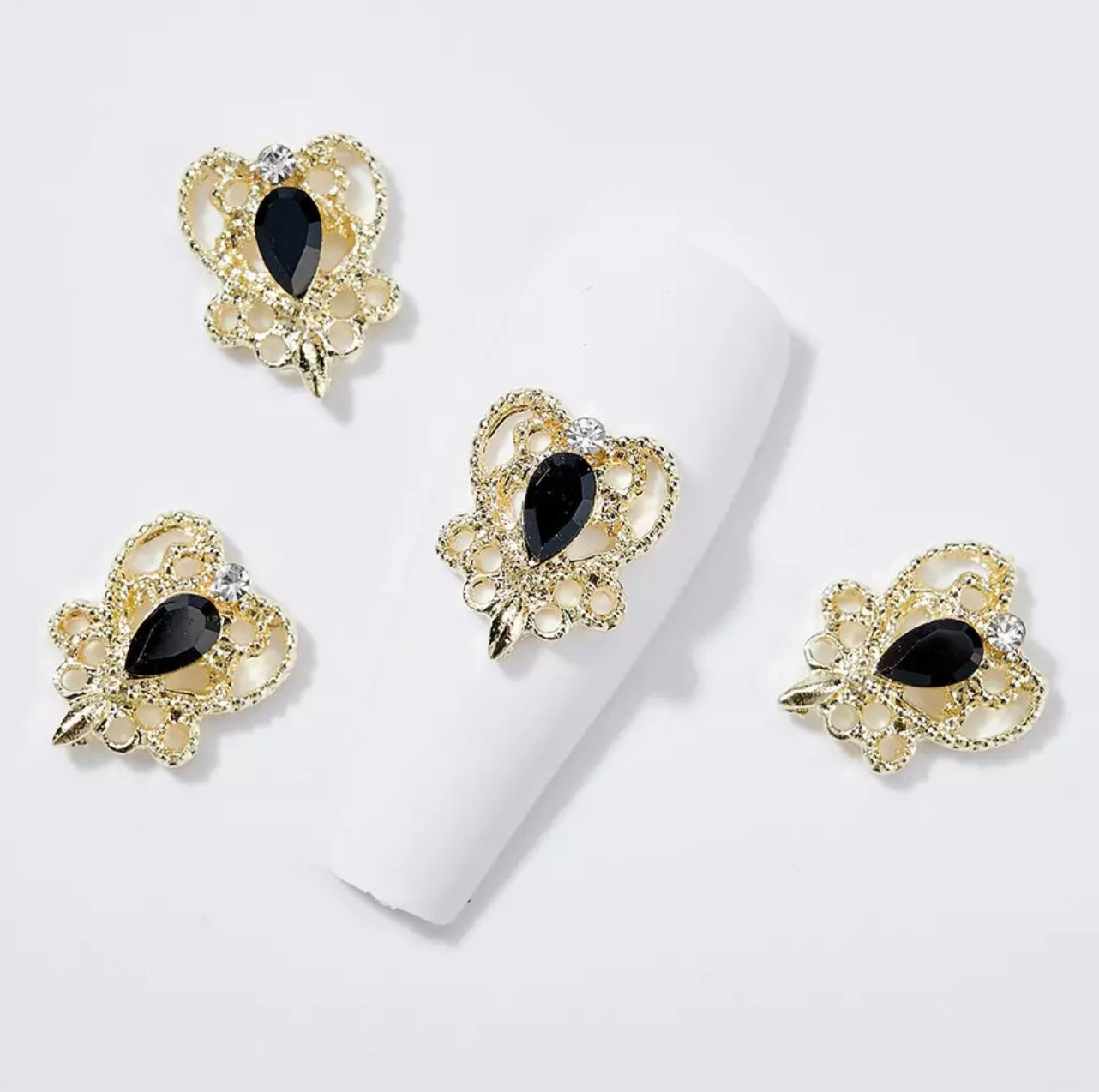Crown Heart with Rhinestone