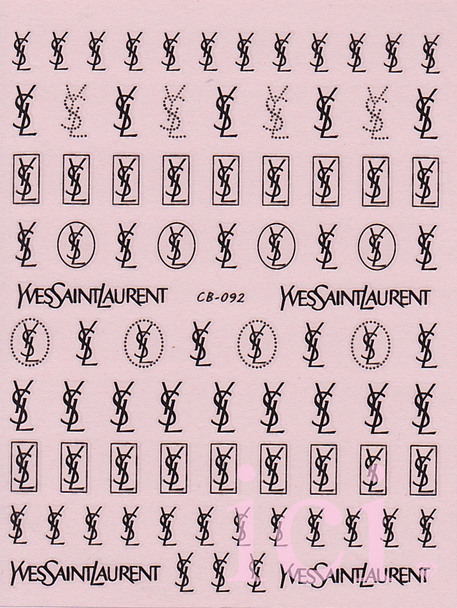 YSL Sticker