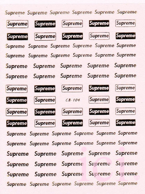 Supreme Sticker
