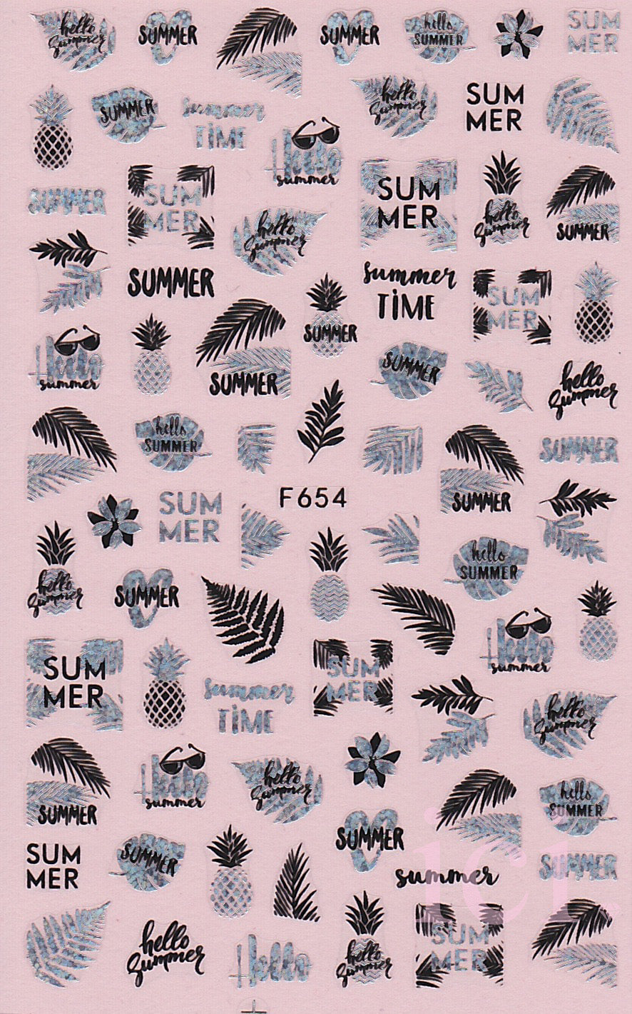 Summer Leaf Sticker
