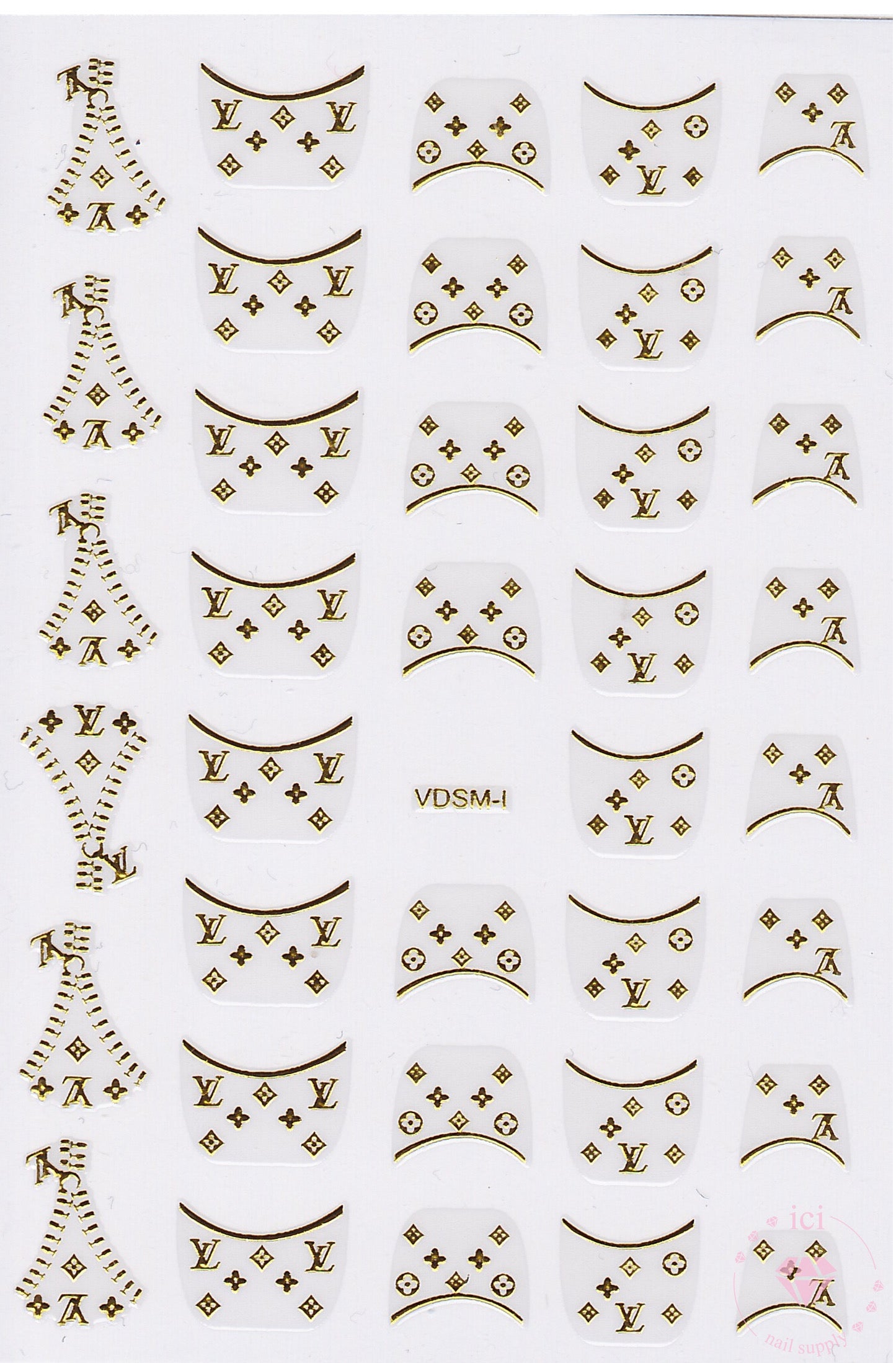 Zipper French LV - Gold