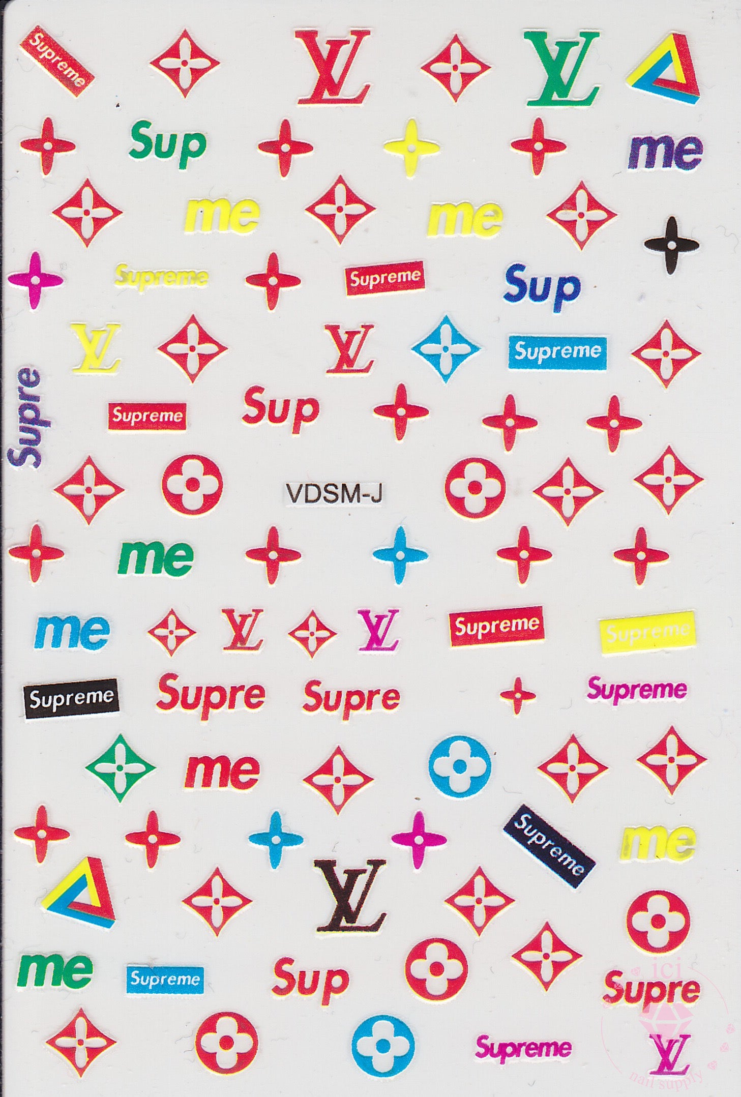 Supreme x shop lv sticker