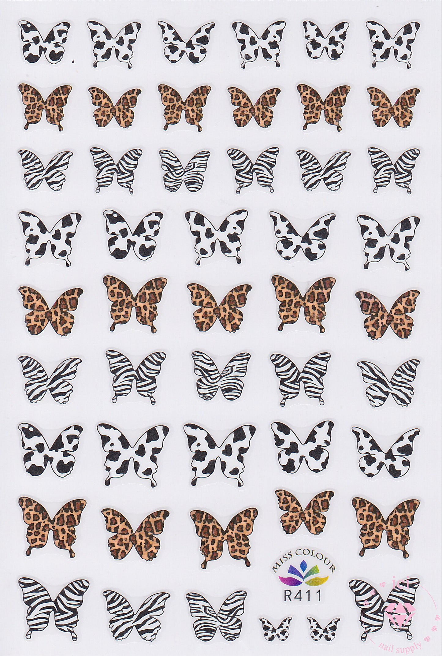 Animal Print Butterflies