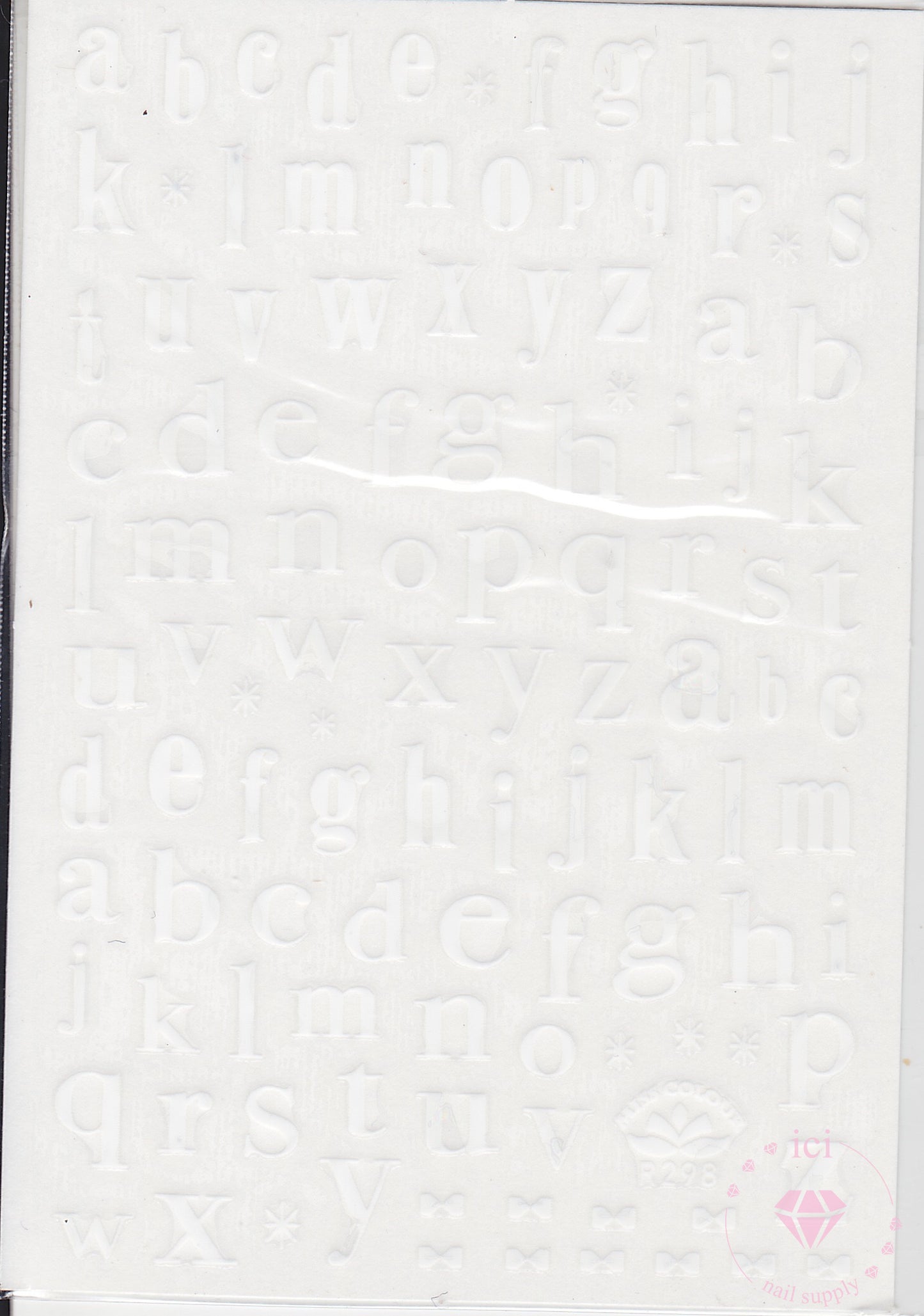 Letters - White