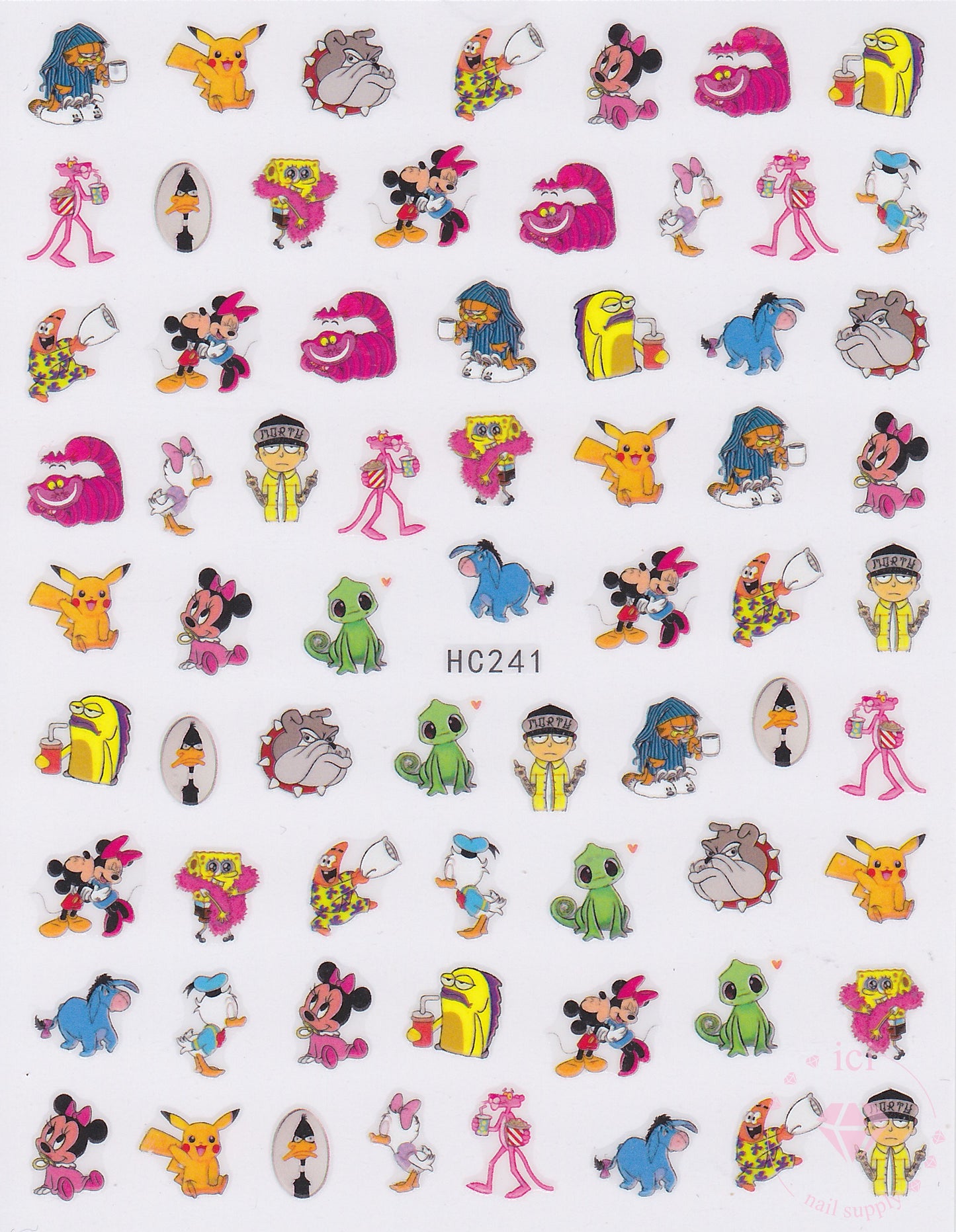 Assorted Cartoon Characters