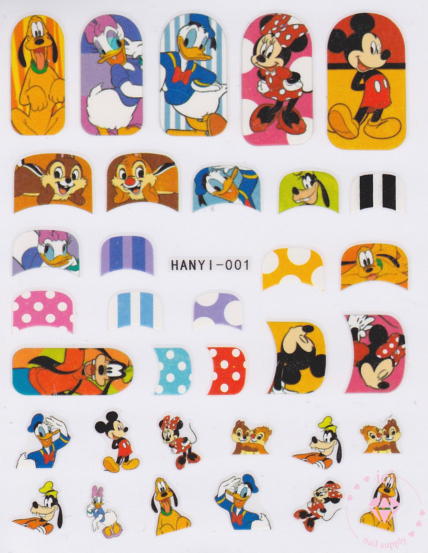 Disney full cover and french tips